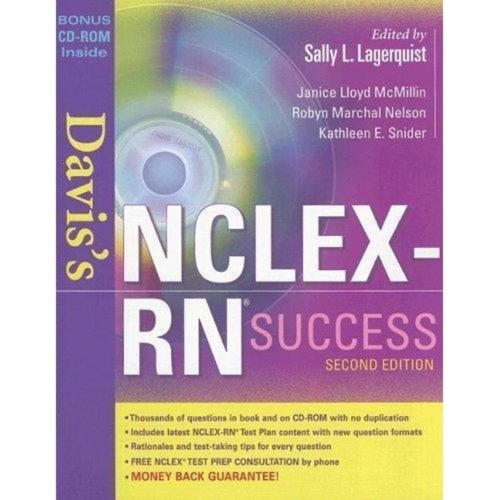 Davis's NCLEX-RN® Success by Sally L. Lagerquist (2005, PB) With‎ Cd